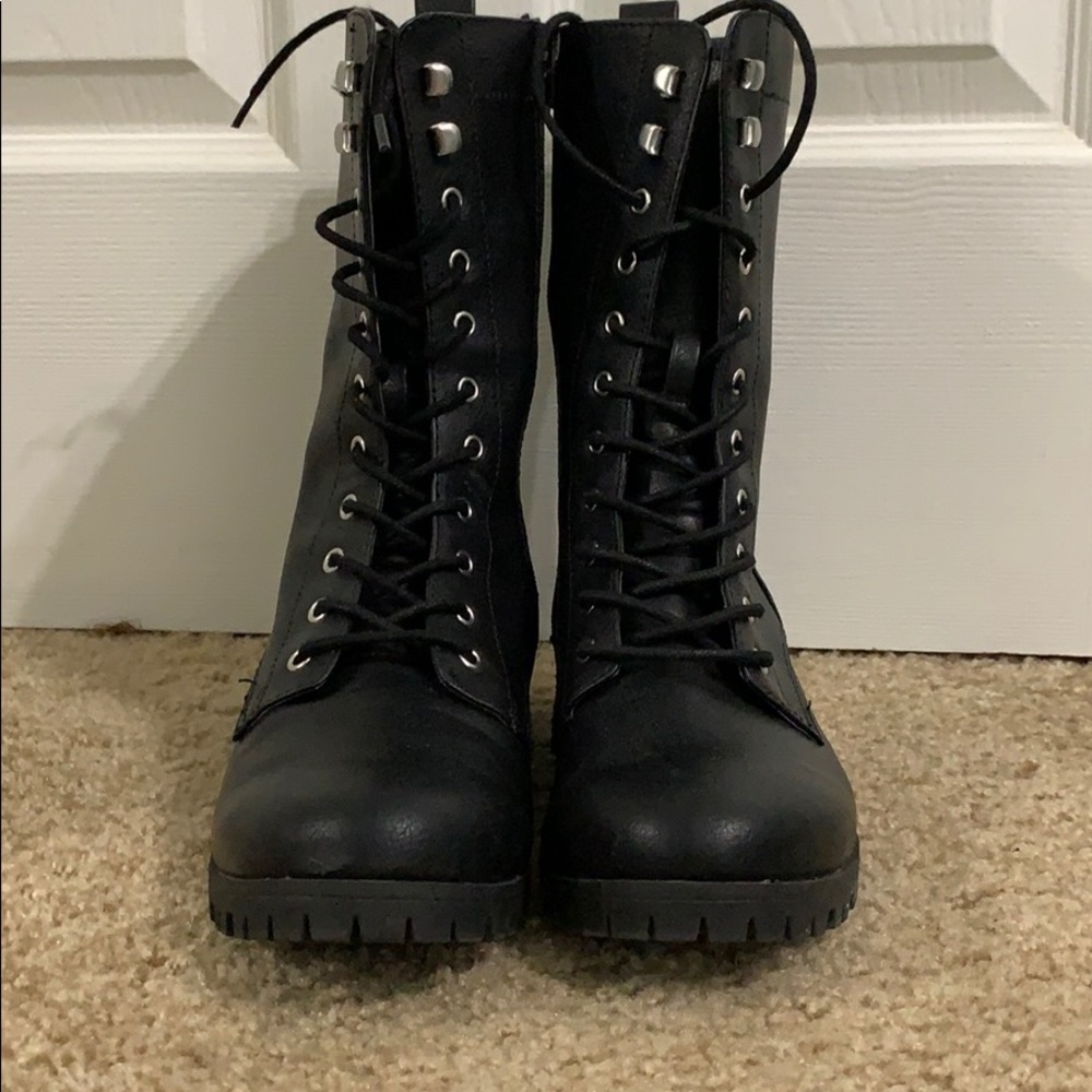 Brash- Laced and Zipped Boots
